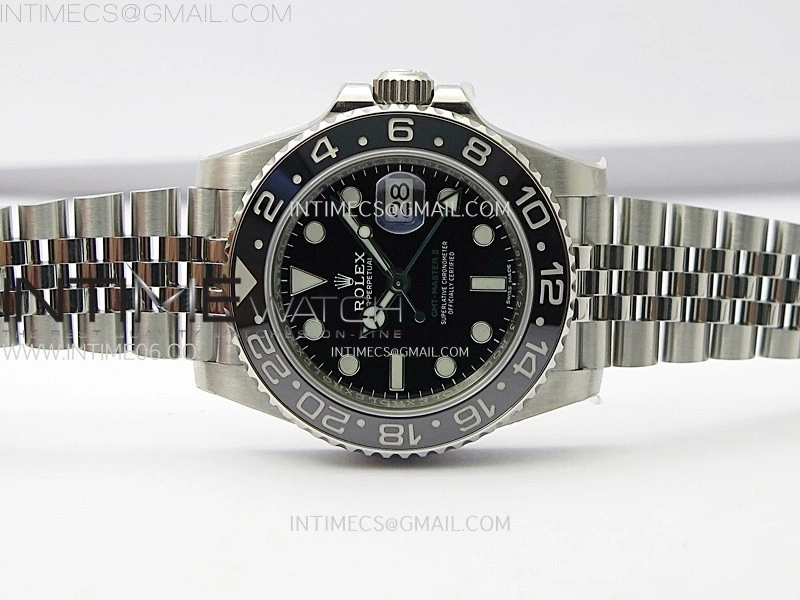 GMT Master II V2 116710 LN 904L SS AR+F 1:1 Best Edition Black Dial on Jubilee Bracelet DD3285 CHS