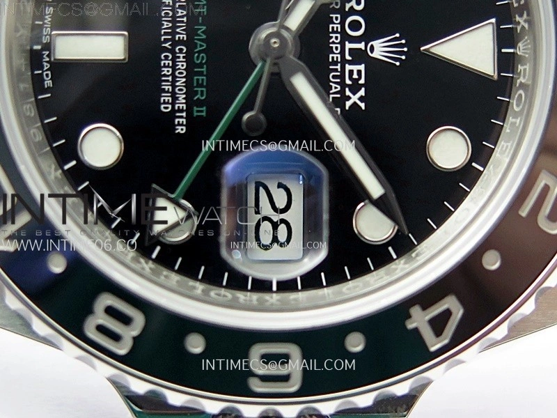 GMT Master II V2 116710 LN 904L SS AR+F 1:1 Best Edition Black Dial on Jubilee Bracelet DD3285 CHS