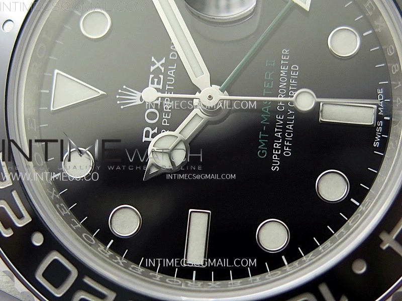 GMT Master II V2 116710 LN 904L SS AR+F 1:1 Best Edition Black Dial on Jubilee Bracelet DD3285 CHS