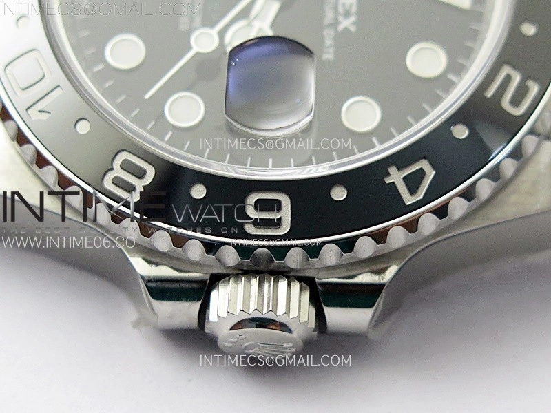 GMT Master II V2 116710 LN 904L SS AR+F 1:1 Best Edition Black Dial on Jubilee Bracelet DD3285 CHS