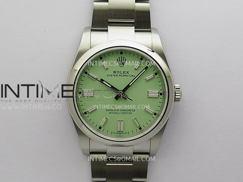 Oyster Perpetual 36mm 126000 904L VSF 1:1 Best Edition 2025 Mint Green Dial on 904L SS Bracelet VS3230
