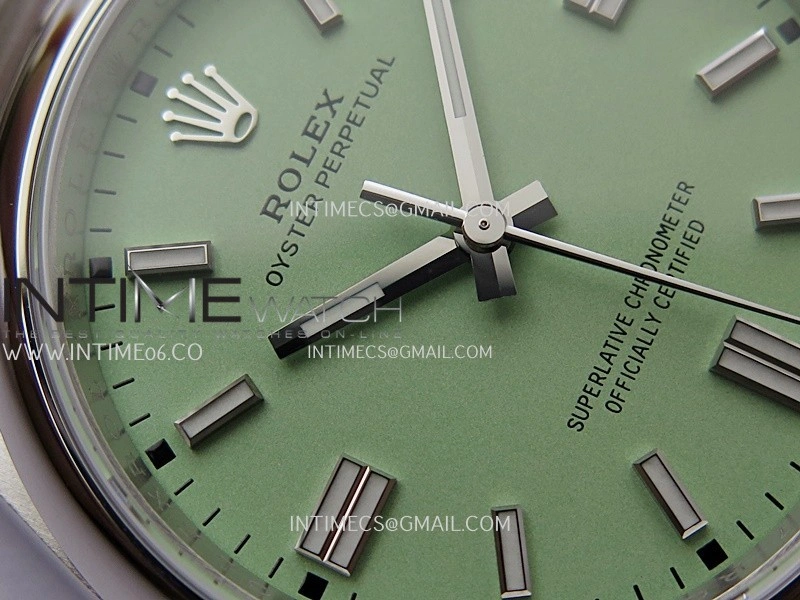 Oyster Perpetual 36mm 126000 904L VSF 1:1 Best Edition 2025 Mint Green Dial on 904L SS Bracelet VS3230
