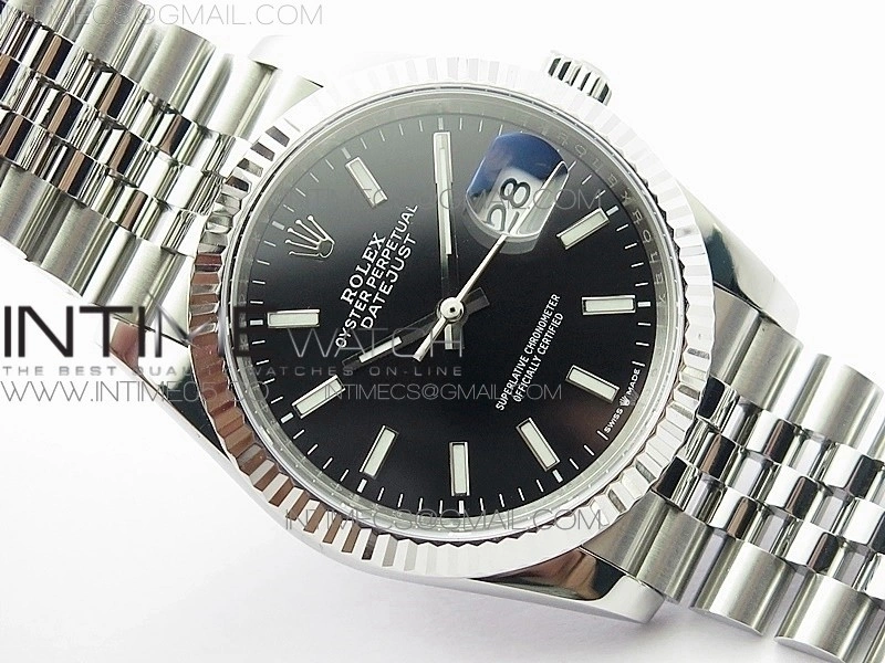 DateJust 36mm 126234 BP 1:1 Best Edition 904L Steel New Version Black Dial on Jubilee Bracelet