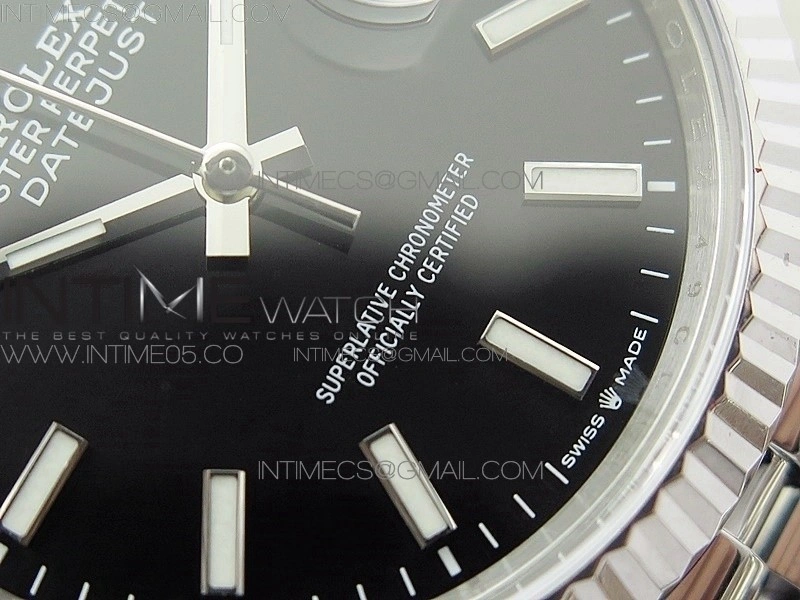 DateJust 36mm 126234 BP 1:1 Best Edition 904L Steel New Version Black Dial on Jubilee Bracelet