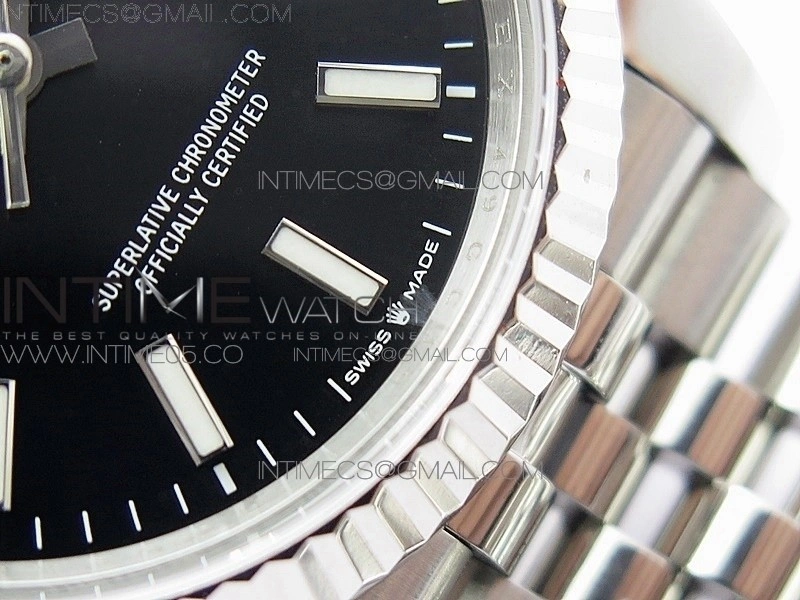DateJust 36mm 126234 BP 1:1 Best Edition 904L Steel New Version Black Dial on Jubilee Bracelet