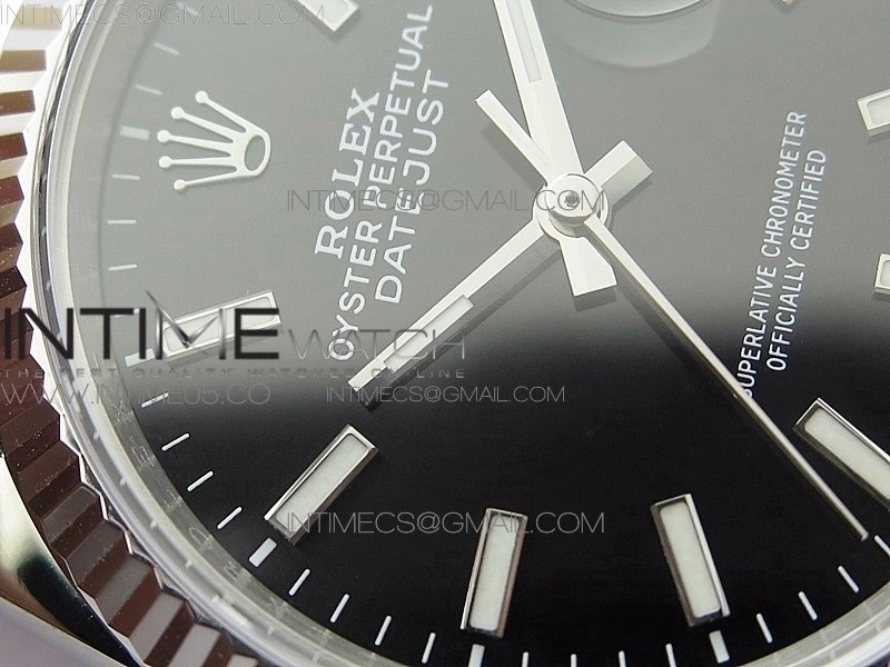 DateJust 36mm 126234 BP 1:1 Best Edition 904L Steel New Version Black Dial on Jubilee Bracelet