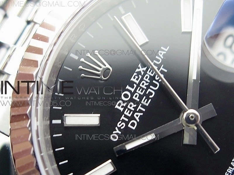 DateJust 36mm 126234 BP 1:1 Best Edition 904L Steel New Version Black Dial on Jubilee Bracelet
