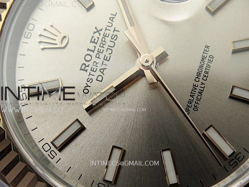 DateJust 41mm 126331 904 SS RG AR+F 1:1 RG Dial Stick Markers On SS RG Jubilee Bracelet DD3235 V2