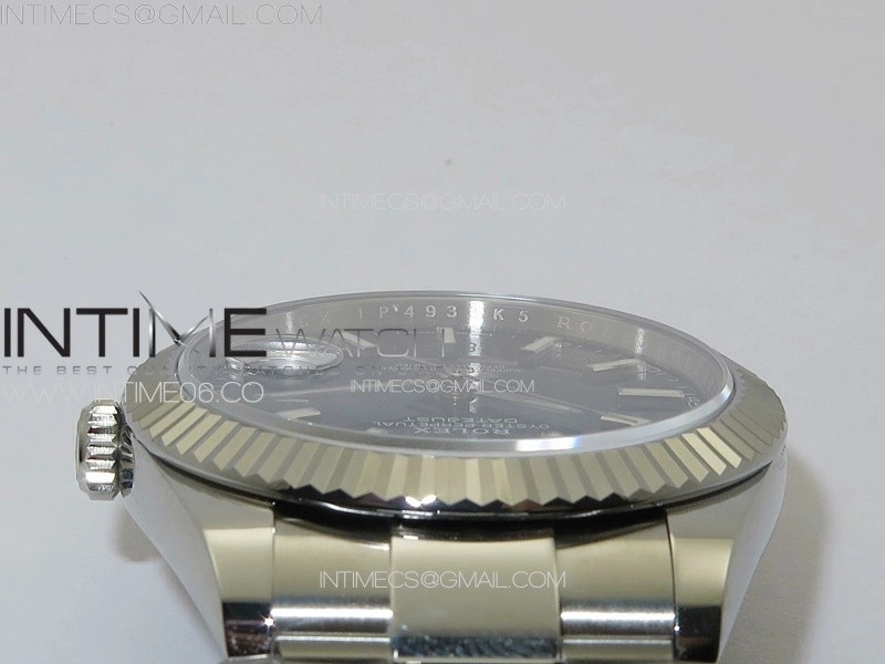 DateJust 41 126334 NTF 1:1 Best Edition 904L Steel Blue Stick Dial on Oyster Bracelet VR3235
