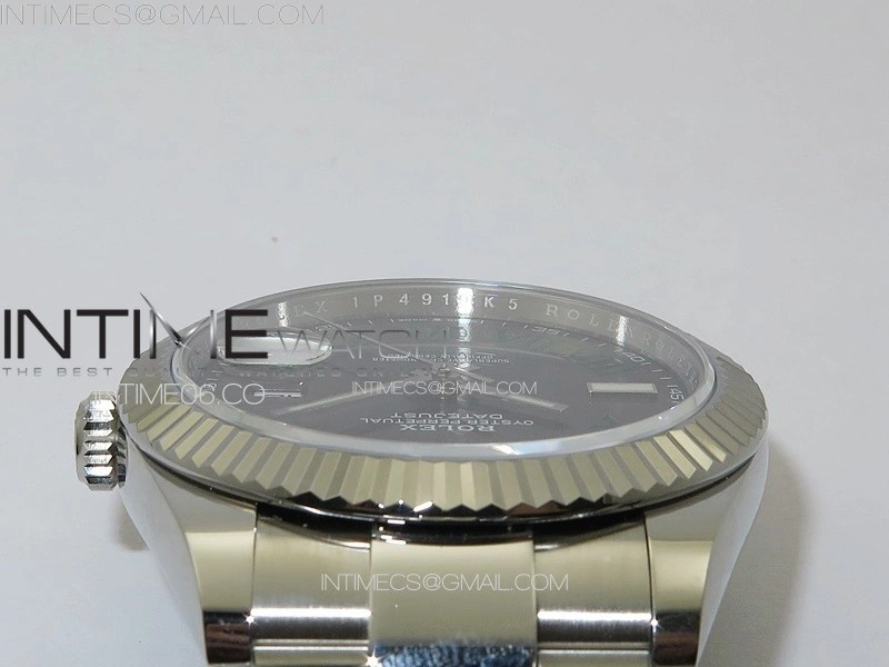 DateJust 41 126334 NTF 1:1 Best Edition 904L Steel Gray Roman Dial on Oyster Bracelet VR3235