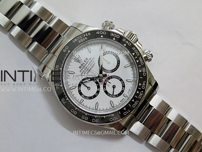 Daytona 126500 904L SS Clean Plus 1:1 Best Edition White Dial On 904L SS Bracelet DD4131