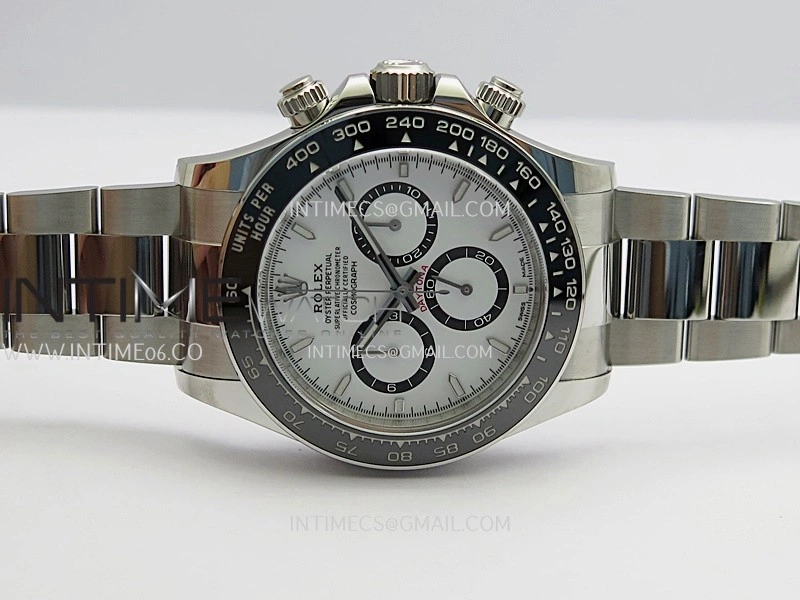 Daytona 126500 904L SS Clean Plus 1:1 Best Edition White Dial On 904L SS Bracelet DD4131