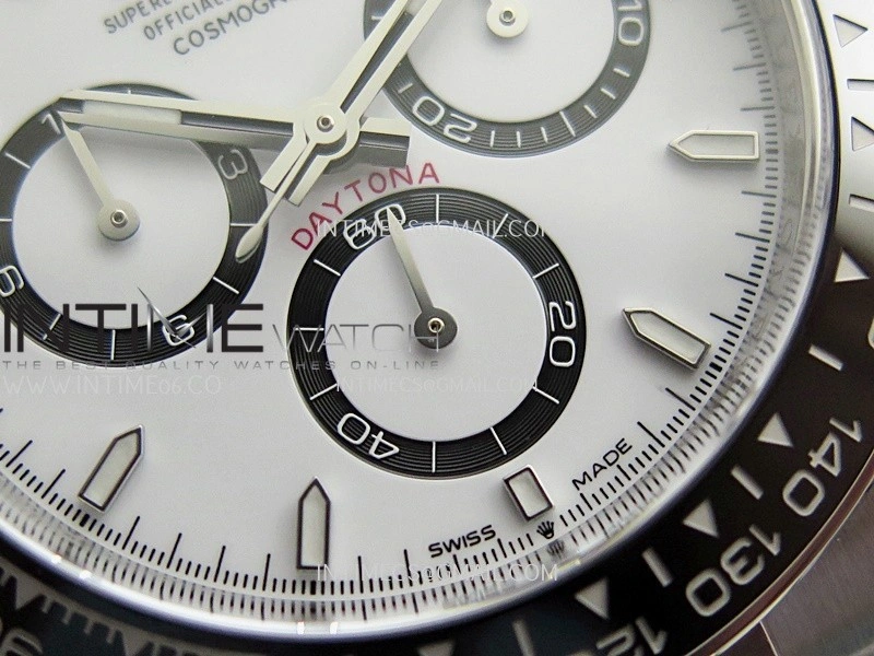 Daytona 126500 904L SS Clean Plus 1:1 Best Edition White Dial On 904L SS Bracelet DD4131