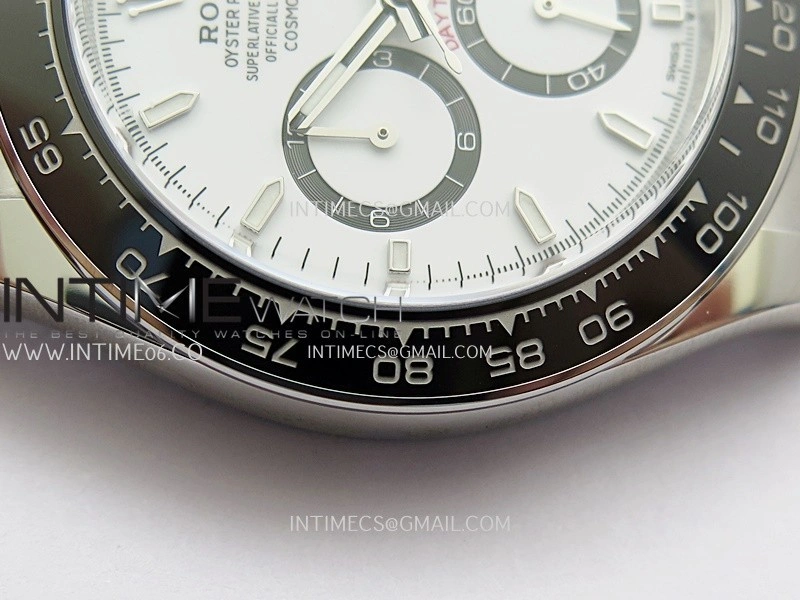 Daytona 126500 904L SS Clean Plus 1:1 Best Edition White Dial On 904L SS Bracelet DD4131