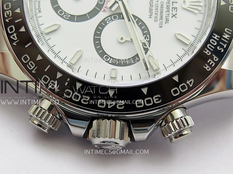 Daytona 126500 904L SS Clean Plus 1:1 Best Edition White Dial On 904L SS Bracelet DD4131