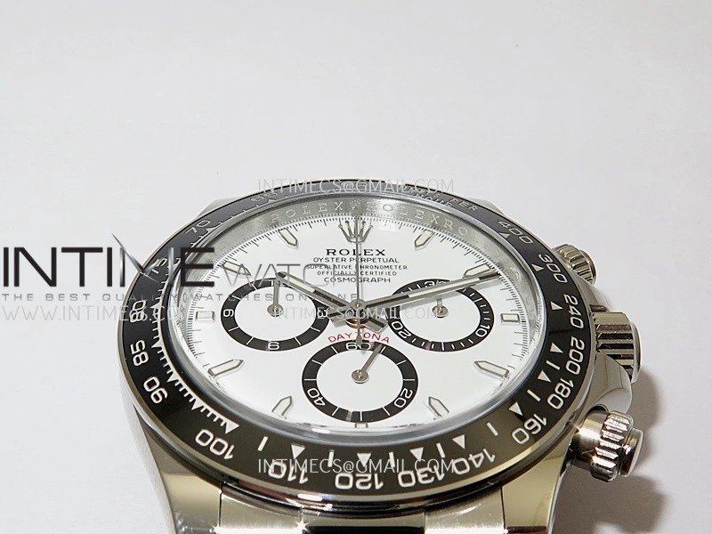 Daytona 126500 904L SS Clean Plus 1:1 Best Edition White Dial On 904L SS Bracelet DD4131
