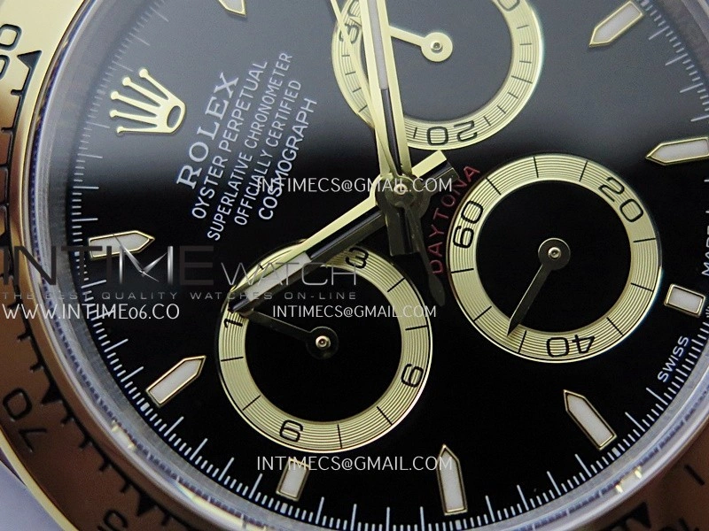 Daytona 126503 SS YG Gain Weight QF 1:1 Best Edition Black Dial On Oyster Bracelet SH4131