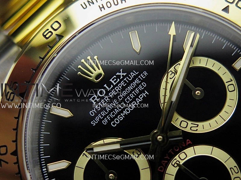 Daytona 126503 SS YG Gain Weight QF 1:1 Best Edition Black Dial On Oyster Bracelet SH4131