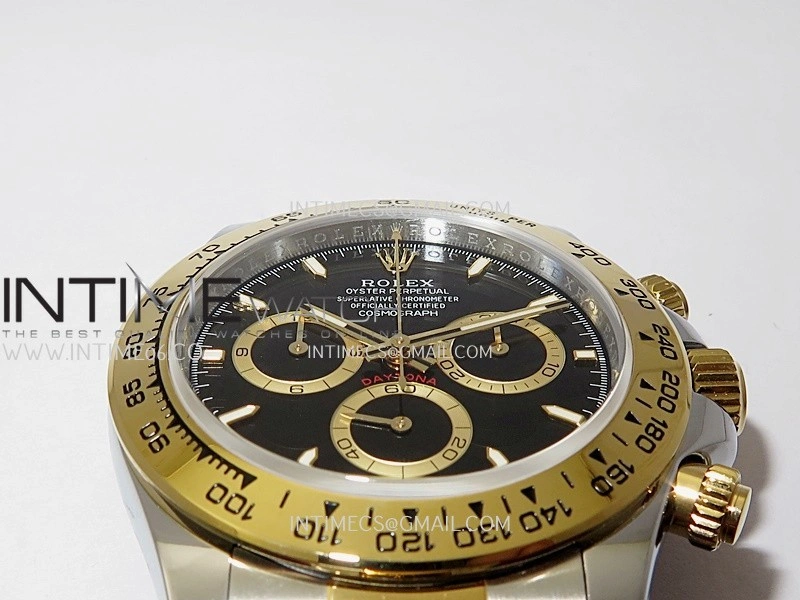 Daytona 126503 SS YG Gain Weight QF 1:1 Best Edition Black Dial On Oyster Bracelet SH4131