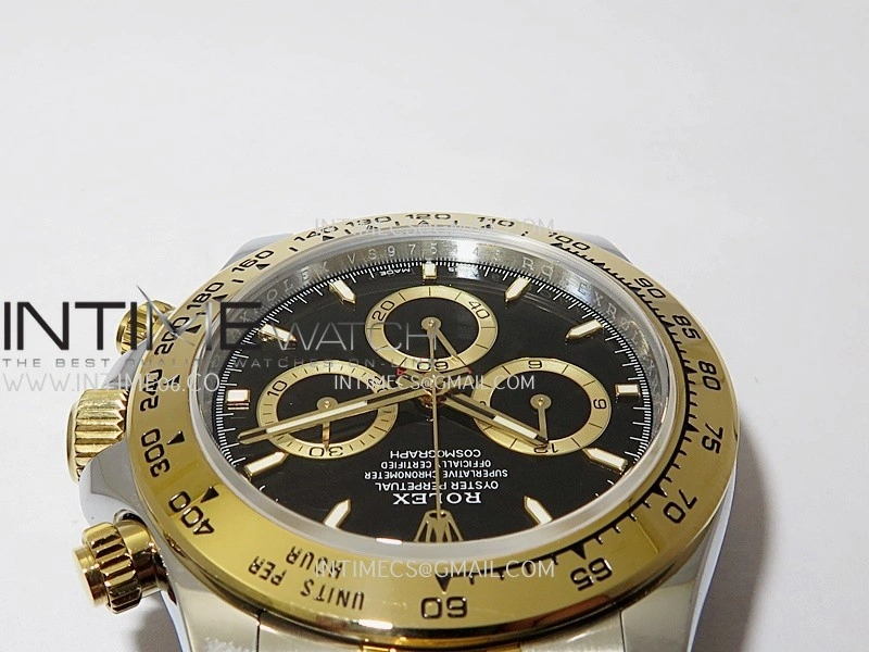 Daytona 126503 SS YG Gain Weight QF 1:1 Best Edition Black Dial On Oyster Bracelet SH4131