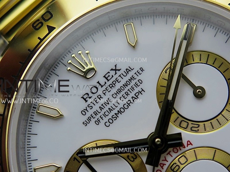 Daytona 126503 SS YG Gain Weight QF 1:1 Best Edition White Dial On Oyster Bracelet SH4131