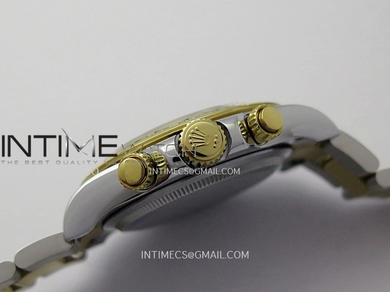 Daytona 126503 SS YG Gain Weight QF 1:1 Best Edition White Dial On Oyster Bracelet SH4131