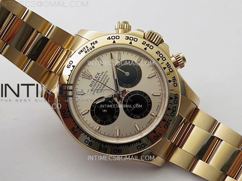 Daytona 126509 904L RG QF Best Edition RG Dial Black Subdial On 904L RG Bracelet SA4131