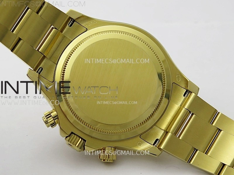 Daytona 126509 904L YG QF Best Edition Black Dial YG Subdial On 904L YG Bracelet SA4131