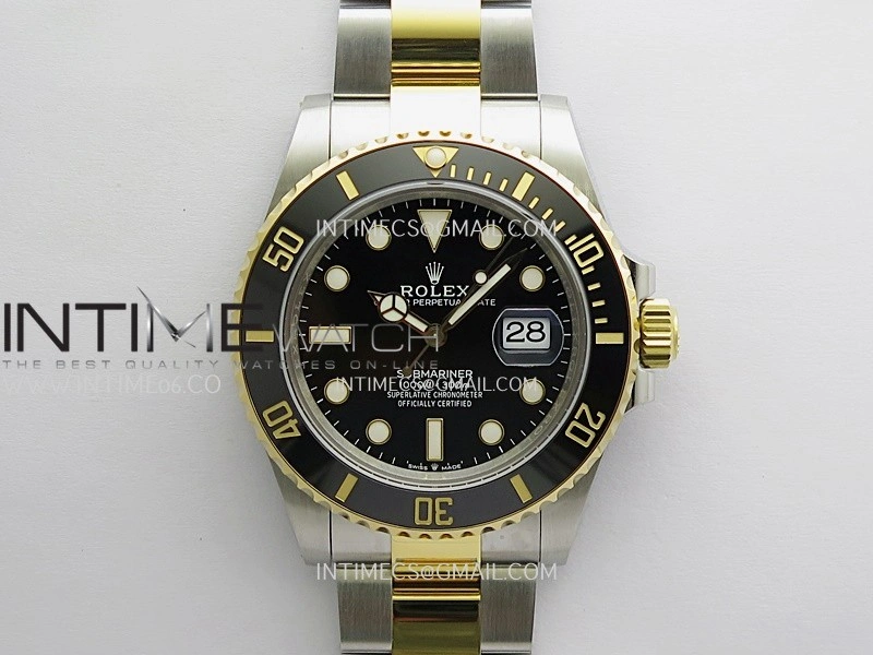 Submariner 126613 LN Gain Weight V2 VSF 1:1 Best Edition Black Dial On SS YG Bracelet DD3235