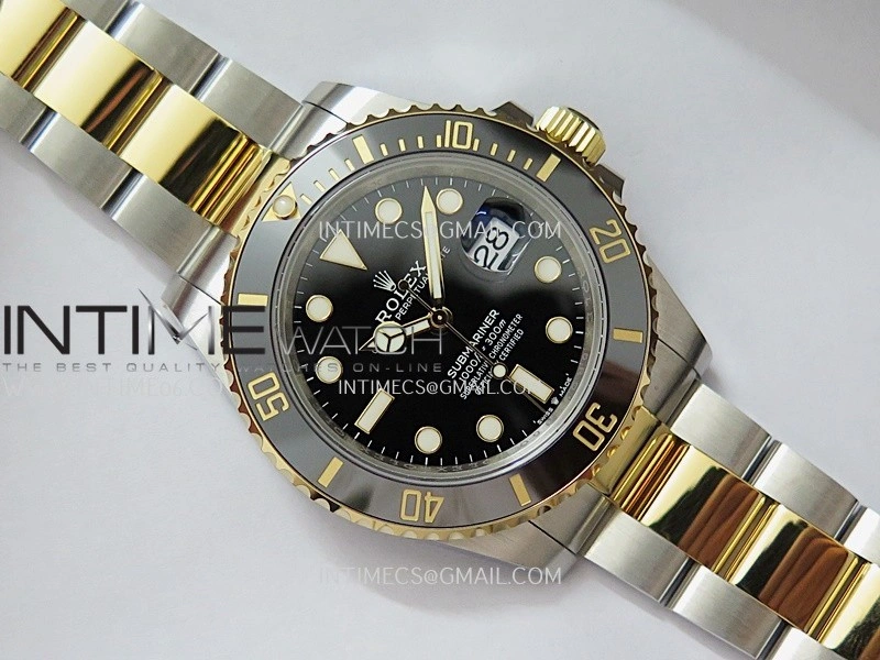 Submariner 126613 LN Gain Weight V2 VSF 1:1 Best Edition Black Dial On SS YG Bracelet DD3235