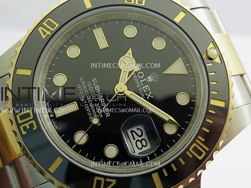 Submariner 126613 LN Gain Weight V2 VSF 1:1 Best Edition Black Dial On SS YG Bracelet DD3235