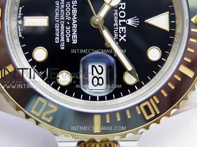 Submariner 126613 LN Gain Weight V2 VSF 1:1 Best Edition Black Dial On SS YG Bracelet DD3235