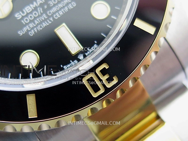 Submariner 126613 LN Gain Weight V2 VSF 1:1 Best Edition Black Dial On SS YG Bracelet DD3235