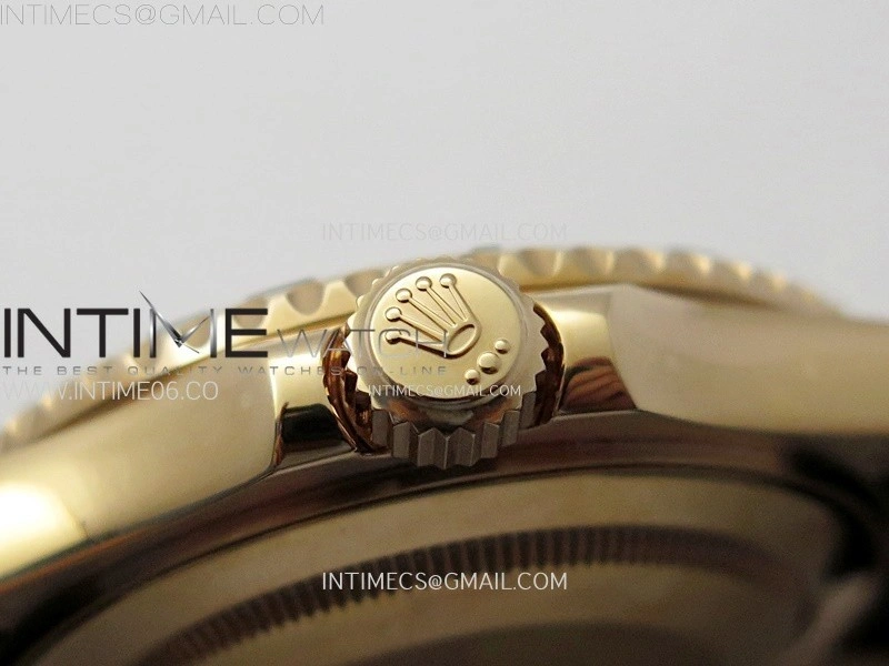 Yacht-Master 126655 RG APSF Best Edition 3D Black Ceramic Bezel on Black Rubber Strap SA3235