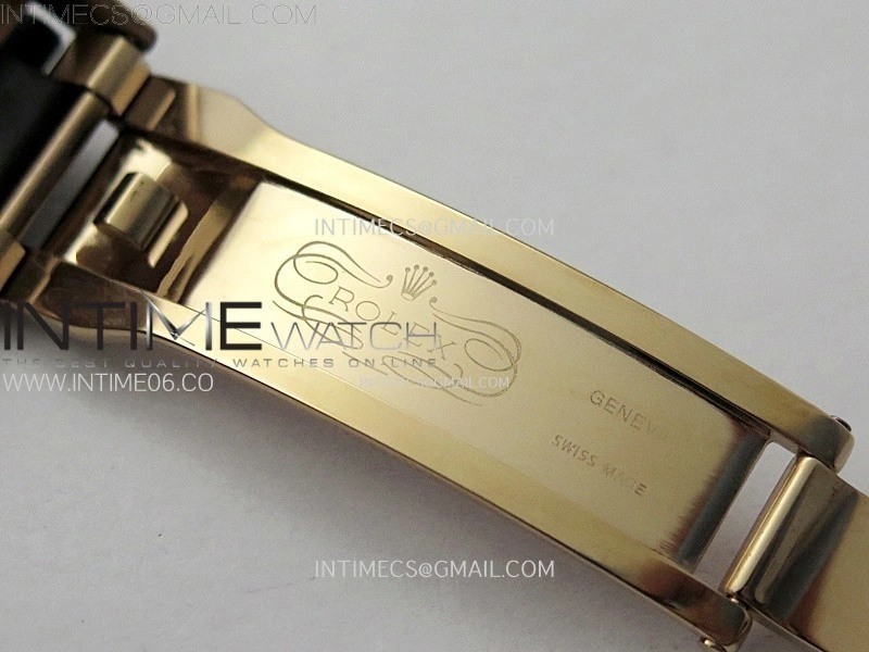 Yacht-Master 126655 RG APSF Best Edition 3D Black Ceramic Bezel on Black Rubber Strap SA3235