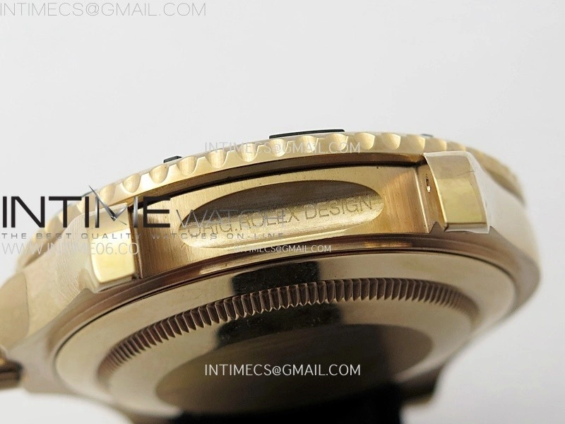 Yacht-Master 126655 RG APSF Best Edition 3D Black Ceramic Bezel on Black Rubber Strap SA3235