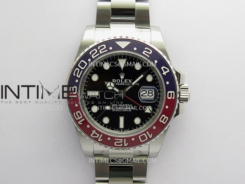 GMT-Master II 126710 BLRO 904L SS VF 1:1 Best Edition Black Dial On Oyster Bracelet DD3285 CHS