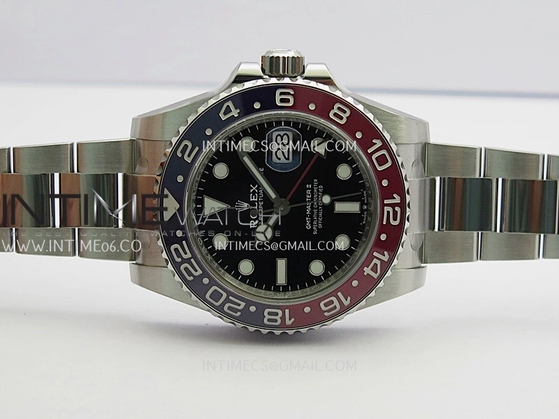 GMT-Master II 126710 BLRO 904L SS VF 1:1 Best Edition Black Dial On Oyster Bracelet DD3285 CHS