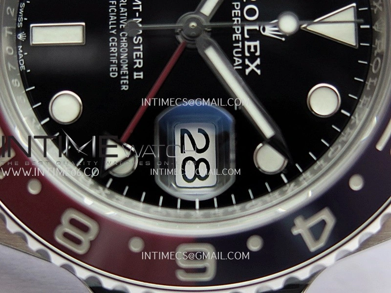 GMT-Master II 126710 BLRO 904L SS VF 1:1 Best Edition Black Dial On Oyster Bracelet DD3285 CHS