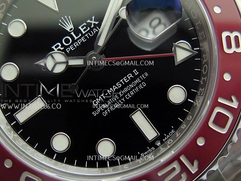 GMT-Master II 126710 BLRO 904L SS VF 1:1 Best Edition Black Dial On Oyster Bracelet DD3285 CHS