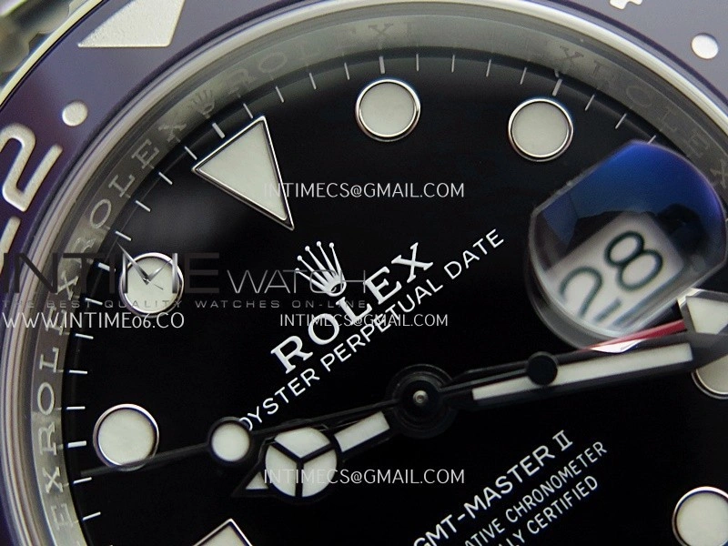 GMT-Master II 126710 BLRO 904L SS VF 1:1 Best Edition Black Dial On Oyster Bracelet DD3285 CHS