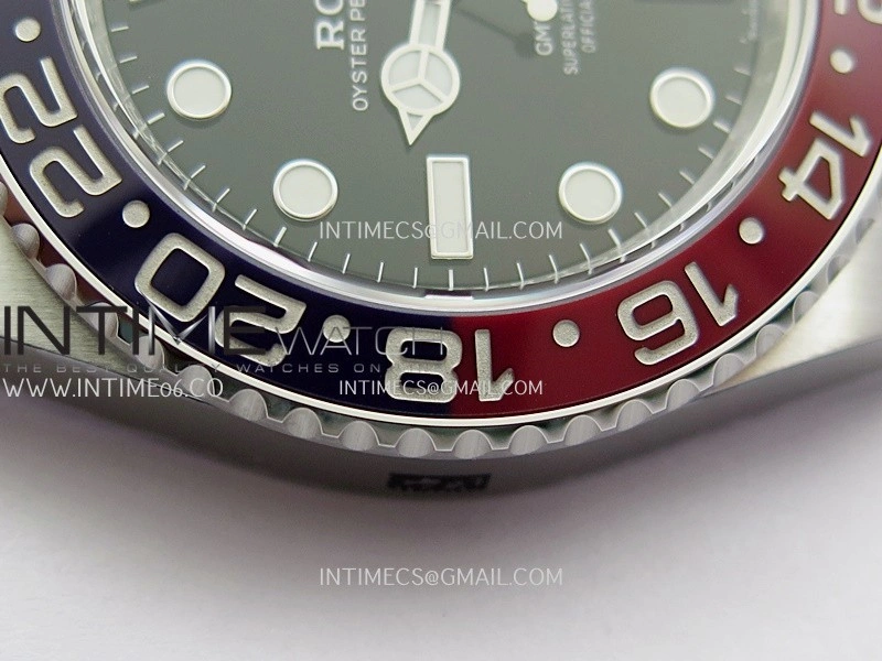 GMT-Master II 126710 BLRO 904L SS VF 1:1 Best Edition Black Dial On Oyster Bracelet DD3285 CHS