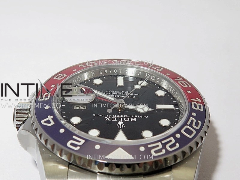 GMT-Master II 126710 BLRO 904L SS VF 1:1 Best Edition Black Dial On Oyster Bracelet DD3285 CHS