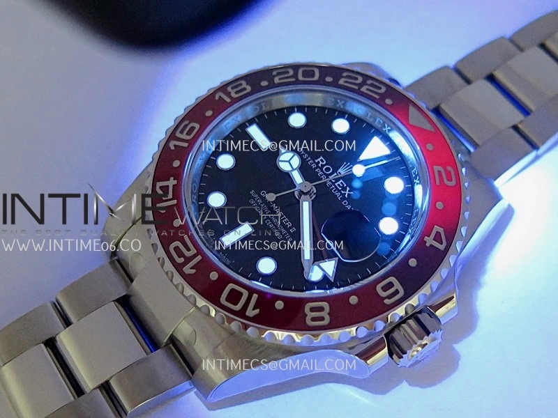 GMT-Master II 126710 BLRO 904L SS VF 1:1 Best Edition Black Dial On Oyster Bracelet DD3285 CHS