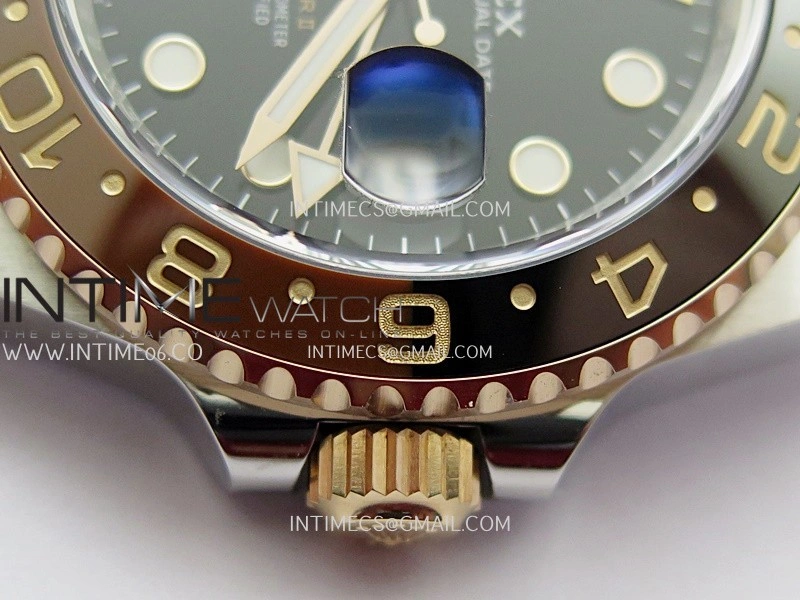 GMT Master II 126711 CHNR 904L SS RG VF 1:1 Best Edition Black Dial On SS RG Bracelet DD3285 CHS