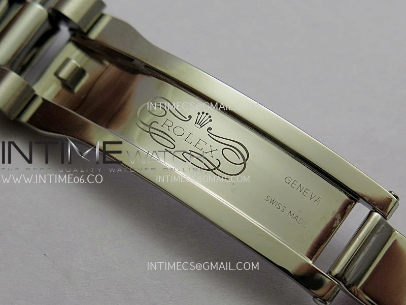 Day Date 128349 SS Gain Weight KF 1:1 White Dial Roman Marker On President Bracelet A2836