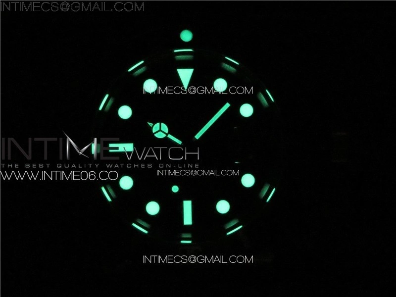 Submariner 16610 LV Green No Rehaut 904L SS RAF 1:1 Best Edition on 904L SS Bracelet SA3135