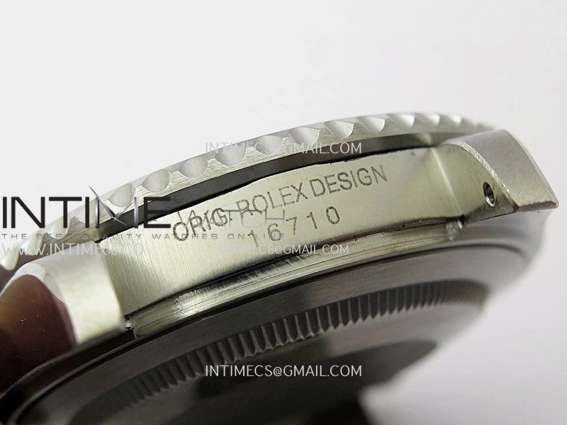 GMT-Master 16710 Blue Red SS BP Best Edition Black Dial On Oyster Bracelet Super Clone 3186