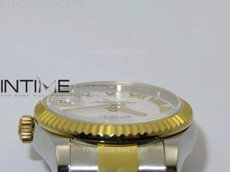 DateJust 31mm 178271 SS YG APSF Best Edition White Dial Roman Markers on Oyster Bracelet A2824