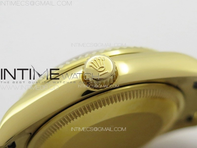 DateJust 31mm 178271 YG APSF Best Edition YG Dial Crystal Markers on President Bracelet A2824